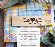 Cat Line Holder & Pattern Helper