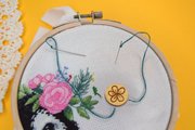 Flower Design - Cross Stitch Counter