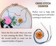Flower Design - Cross Stitch Counter