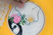 Lotus Design - Cross Stitch Counter
