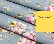 Pink Flowers - Cross Stitch Project Roll