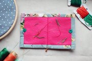 Pink Flower Thread Catcher