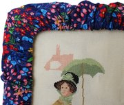 Flowers Fabric Grime Guard 11" x 17"
