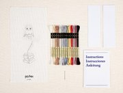 Harry Potter Bookmarks - Hogwarts Express - Embroidery Kit, different perspective #1. Select this picture to zoom in