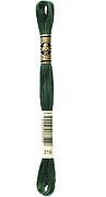 DMC 319 Six Strand Floss - Very Dark Pistachio Green
