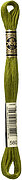 DMC 580 Six Strand Floss - Dark Moss Green