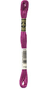 DMC 718 Six Strand Floss - Plum Purple