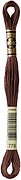 DMC 779 Six Strand Floss - Dark Cocoa Brown