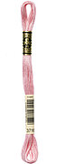 DMC 3716 Six Strand Floss - Very Light Dusty Rose Pink