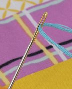 Gold-Eye Wool Applique Needles - Size 1