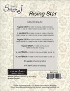 Rising Star - Quilt Pattern