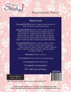Farmhouse Fancy BOM 12 MOS - Quilt Pattern