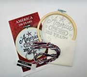 America 250 Years - Patriotic Embroidery Kit, different perspective #2. Select this picture to zoom in