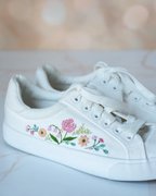 Shoes In Bloom - Embroidery Kit, different perspective #1. Select this picture to zoom in