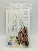 Shoes In Bloom - Embroidery Kit, different perspective #2. Select this picture to zoom in