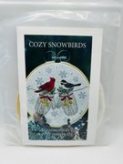 Cozy Snowbirds - Christmas Embroidery Kit, different perspective #1. Select this picture to zoom in