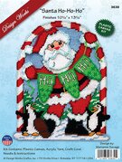 Santa Ho-Ho-Ho - Christmas Plastic Canvas Kit