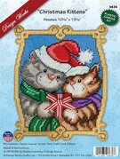 Christmas Kittens - Plastic Canvas Kit