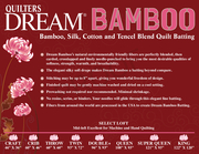 Dream Bamboo - Twin - Quilt Batting