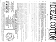 White Cotton Request - Low Loft Crib - Quilt Batting