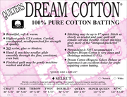 White Cotton Select - Mid Loft Craft - Quilt Batting