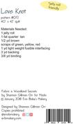 Love Knot - Quilt Pattern