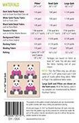 Pandas in Sweaters - Quilt Pattern