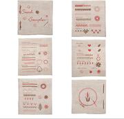 Embroidery Sampler Book Pink
