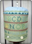 Royal Band Sampler - Pin Drum - Cross Stitch Pattern