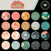Elixir Smoke - Lush Floral - Quilt Fabric