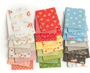 Emma Daisies Porcelain - Quilt Fabric