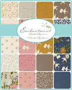 Enchantment Script - Indigo - Quilt Fabric