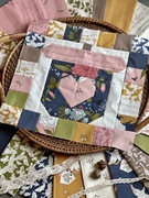Enchantment Script - Indigo - Quilt Fabric
