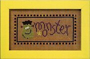 Halloween Boo Club - Brew/Monster - Cross Stitch Pattern