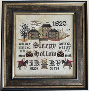 Sleepy Hollow Sampler - Halloween Cross Stitch Pattern 