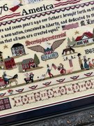 Haven for Liberty Sampler - Patriotic Cross Stitch Pattern