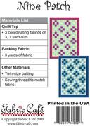 Nine Patch - Quilt Pattern