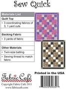 Sew Quick - Quilt Pattern