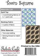 Town Square 3 Yard Lap Quilt - Quilt Pattern