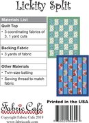 Lickity Split - Quilt Pattern