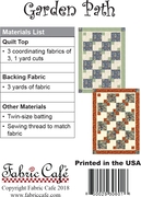 Garden Path - Quilt Pattern