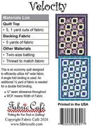Velocity - Quilt Pattern