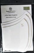 Acrylic Mask Quilt Templates 3" Sizes
