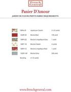 Panier D'Amour - Quilt Pattern