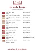 Le Jardin Rouge - Quilt Pattern
