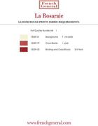 La Rosaraie - Quilt Pattern