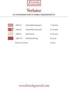 Verlaine - Quilt Pattern