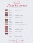 Fleurs De Laurier - Quilt Pattern