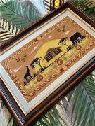 Sunset on the Savannah - Cross Stitch Pattern, different perspective #1. Select this picture to zoom in