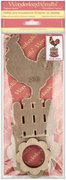 Easter Rooster - Easter Egg Stand Ornament Wooden Bead Kit, different perspective #2. Select this picture to zoom in